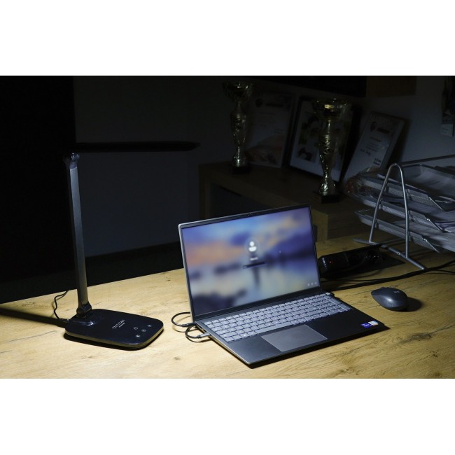 Montis Lampka biurkowa wielofunkcyjna LED MT042-BK Czarna/Black table lamp 5.7 W F Montis Lampka biurkowa wielofunkcyjna LED MT042-BK Czarna/Black table lamp 5.7 W F