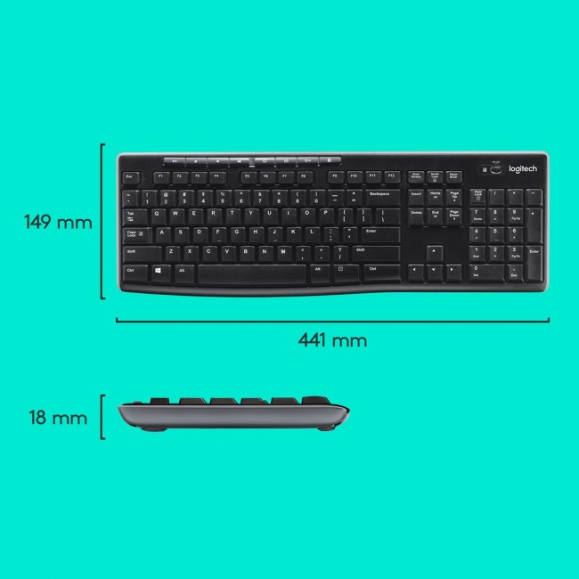 Logitech 920-004508 keyboard Mouse included Home RF Wireless QWERTY US International Black Logitech 920-004508 keyboard Mouse included Home RF Wireless QWERTY US International Black