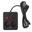 Maclean power strip, extender 2 sockets + 3xUSB, 110-240V AC 50/60Hz, 2.1A max 2500W, 1.5m, black, MCE387 B Maclean power strip, extender 2 sockets + 3xUSB, 110-240V AC 50/60Hz, 2.1A max 2500W, 1.5m, black, MCE387 B