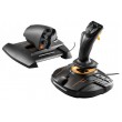 Thrustmaster T-16000M FCS Hotas Black, Orange USB Joystick Analogue / Digital PC