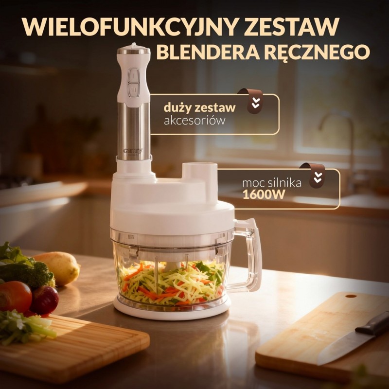 Camry CR 4623 Hand blender set 1600 W white