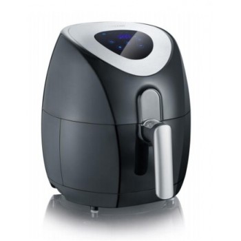 Severin 2430 Single 3.2 L Stand-alone 1500 W Hot air fryer Black, Stainless steel