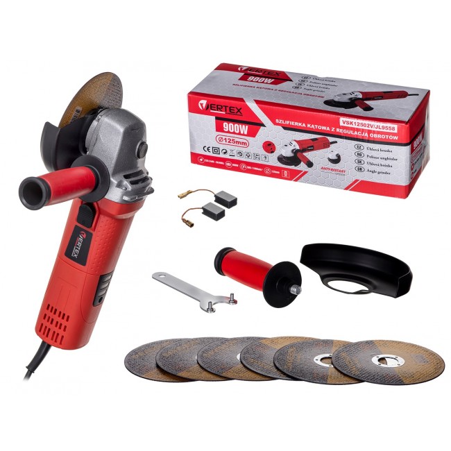 ANGLE GRINDER VERTEX VSK12502V 900W