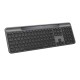 Logitech Signature Slim Solar+ K980 keyboard Universal RF Wireless + Bluetooth QWERTZ German Graphite