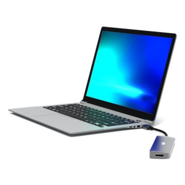 Port Designs 900162 interface hub USB Type-C Silver