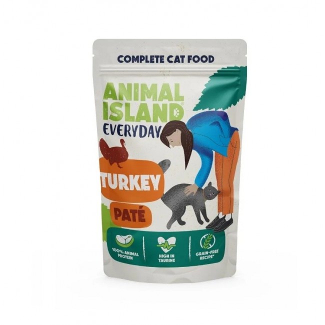 ANIMAL ISLAND Everyday Turkey pate - wet cat food - 100g ANIMAL ISLAND Everyday Turkey pate - wet cat food - 100g