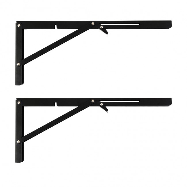 Maclean Folding Wall Shelf Bracket, min. 300 mm, max. 600 mm, max. 50 kg, 2 pieces, MC-195