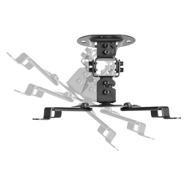 Maclean Ceiling Mount/Hanger for Projectors, 54 320 mm, up to 13.5 kg, 360-degree rotation, MC-200 B