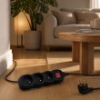 Esperanza ELK211K Power strip 3GN/3M Black