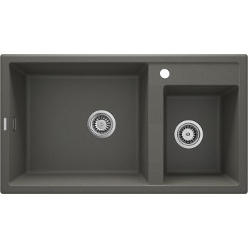 2-bowl granite sink