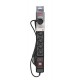 Activejet COMBO 6GN 5M black power strip with cord Activejet COMBO 6GN 5M black power strip with cord