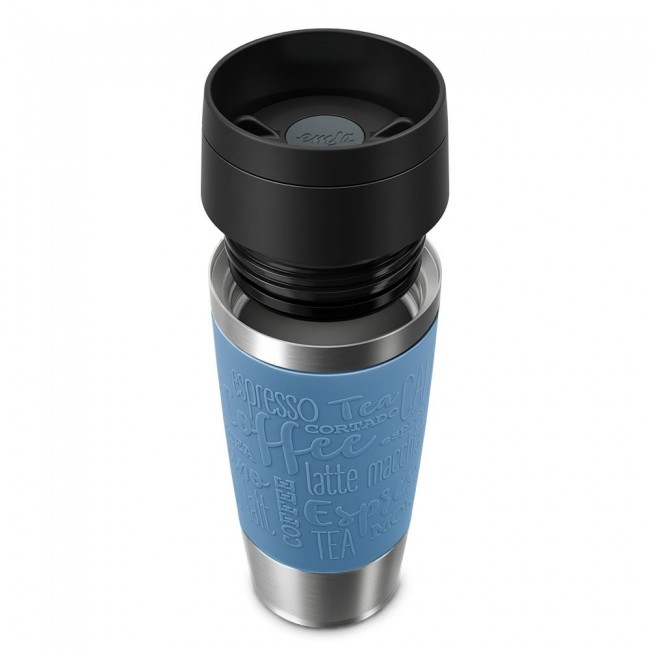 EMSA Travel Mug Classic 36 ml Blue, Stainless steel