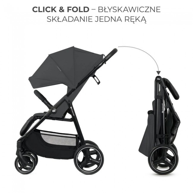 Kinderkraft pram TRIG 3 GRANITE Grey Kinderkraft pram TRIG 3 GRANITE Grey