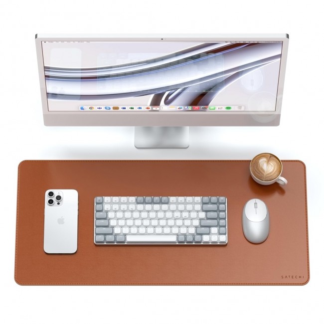 Satechi Premium Desk Mat - vegan leather mat (brow Satechi Premium Desk Mat - vegan leather mat (brow