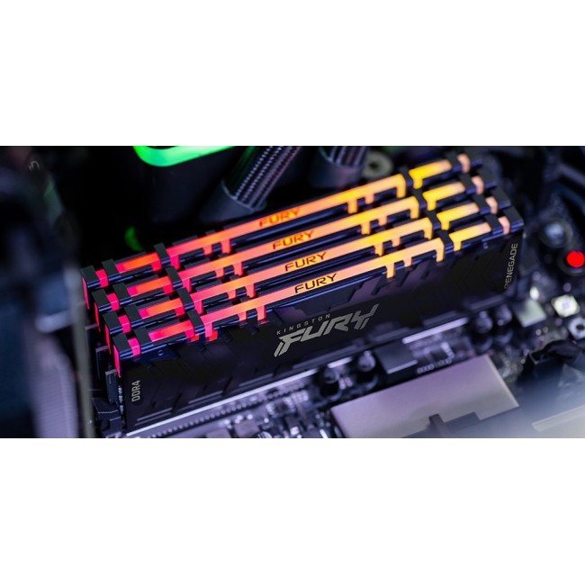 Kingston Technology FURY 16GB 3600MT/s DDR4 CL16 DIMM 1Gx8 Renegade RGB