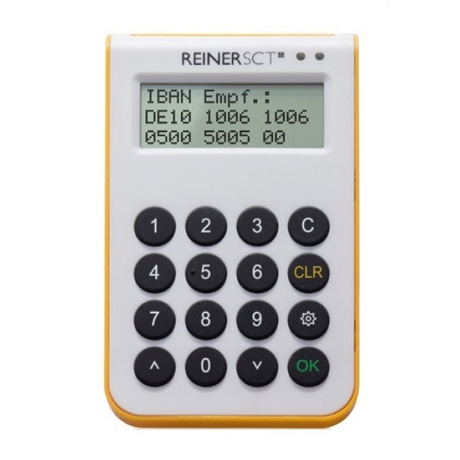 Reiner SCT cyberJack one smart card reader USB White, Yellow