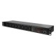 LogiLink PDU8P01 power distribution unit (PDU) 8 AC outlet(s) 1U Black