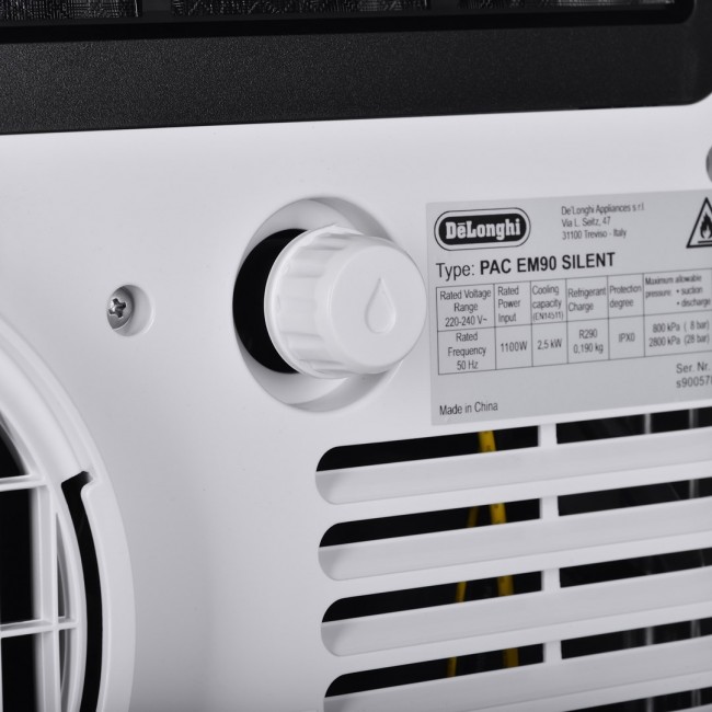 De Longhi PAC EM90 SILENT 63 dB White De Longhi PAC EM90 SILENT 63 dB White