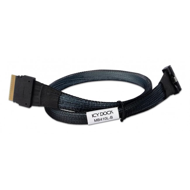 Icy Dock MB410L-B Serial Attached SCSI (SAS) cable 0.5 m Black