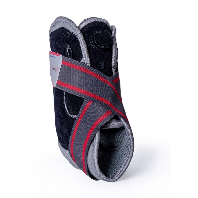 Ankle Orthosis Malleomax Pro O-1161/L REHAFUND, Grey-Red