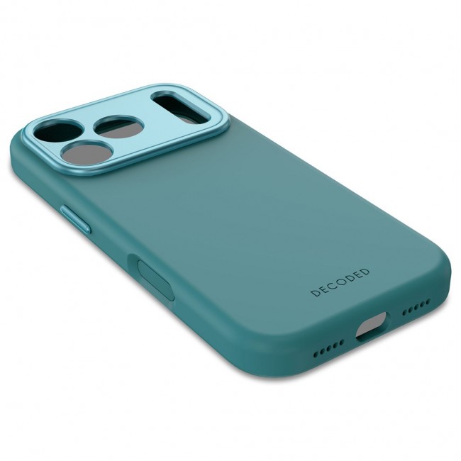 Decoded Silicone Backcover Apple iPhone 17 Pro Retro Blue mobile phone case 16 cm (6.3