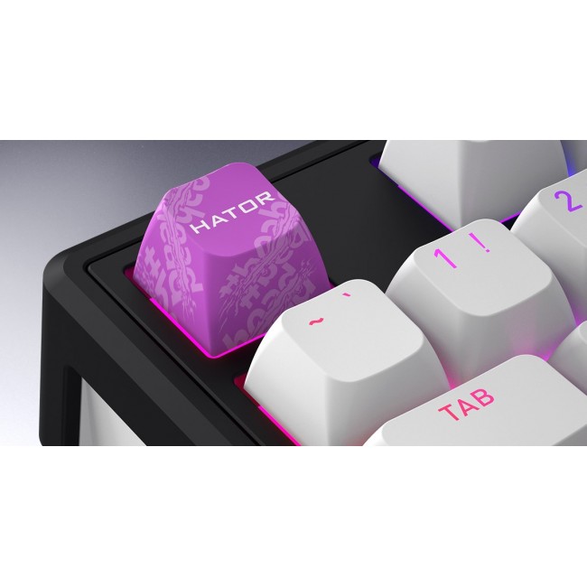 HATOR Skyfall 80 MAG ULTIMA 8K wireless keyboard Gaming USB + RF Wireless + Bluetooth QWERTY US English Black, White