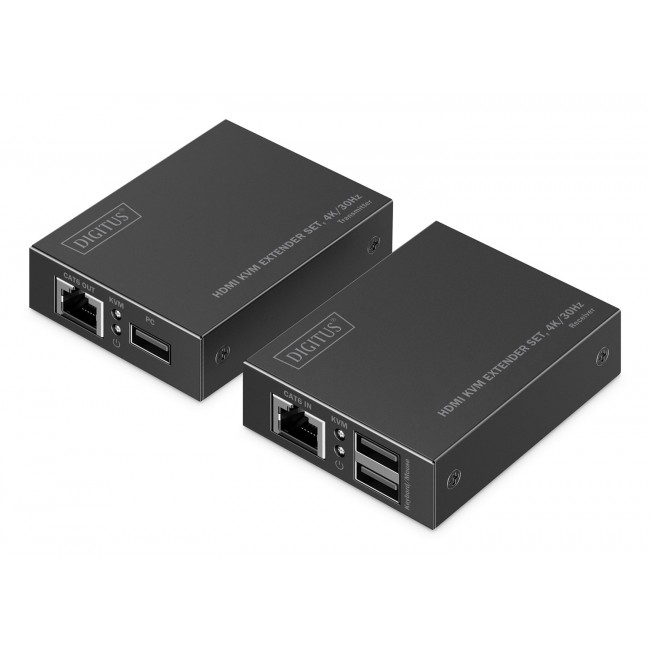 Digitus HDMI KVM Extender Set, 4K/30Hz