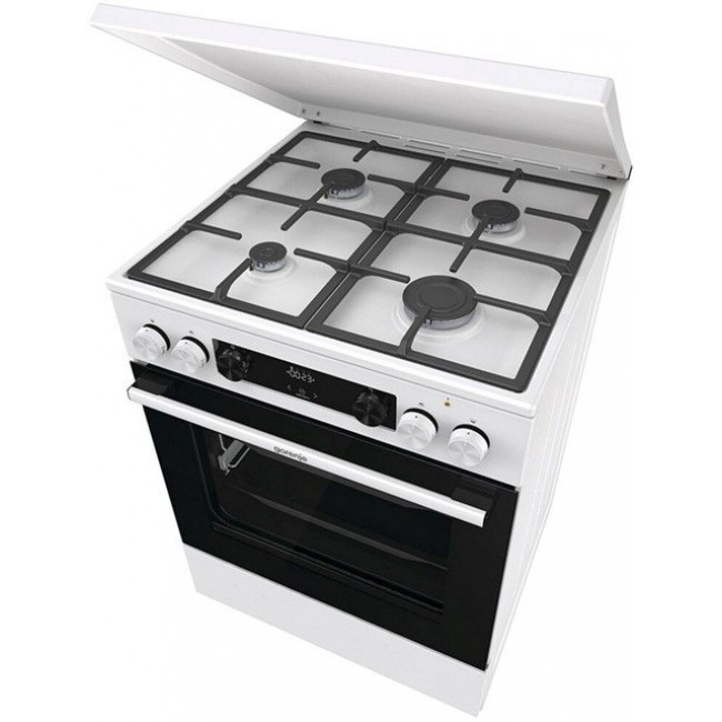 Gorenje GKS6C71WF Freestanding cooker with oven White