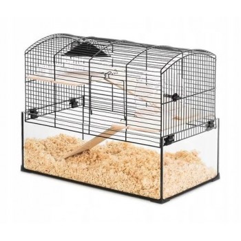 ZOLUX Cage Neo Panas Little with glass cuvette, black