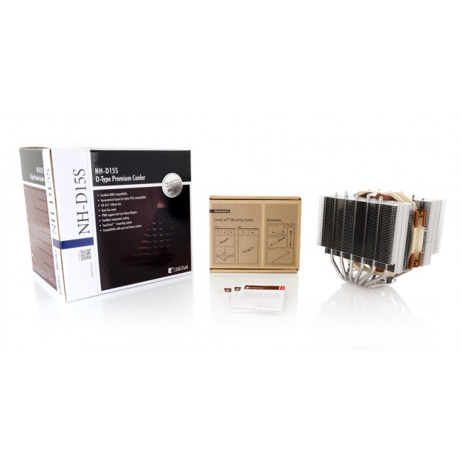 Noctua NH-D15S computer cooling system Processor Cooler 14 cm Copper, Metallic Noctua NH-D15S computer cooling system Processor Cooler 14 cm Copper, Metallic