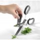 GEFU 12660 kitchen scissors 191 mm Black, Stainless steel Herb GEFU 12660 kitchen scissors 191 mm Black, Stainless steel Herb