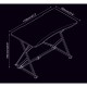 Techly Gaming Desk for PC with Angular Ergonomic Edge Black Techly Gaming Desk for PC with Angular Ergonomic Edge Black