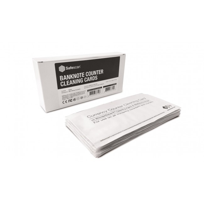 Safescan - cleaning cards for counters Safescan - cleaning cards for counters