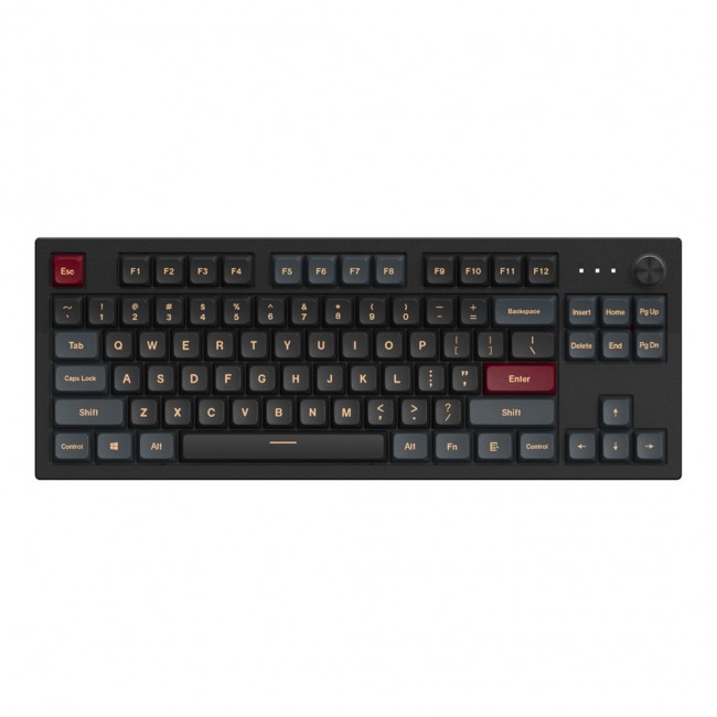 Montech MKey TKL keyboard Gaming USB Burgundy, Dark Grey Montech MKey TKL keyboard Gaming USB Burgundy, Dark Grey