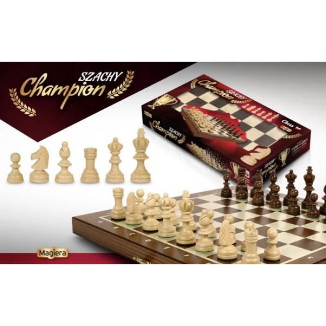 Wooden Chess Game Champion PUD 830339 469226 MAGIERA Wooden Chess Game Champion PUD 830339 469226 MAGIERA