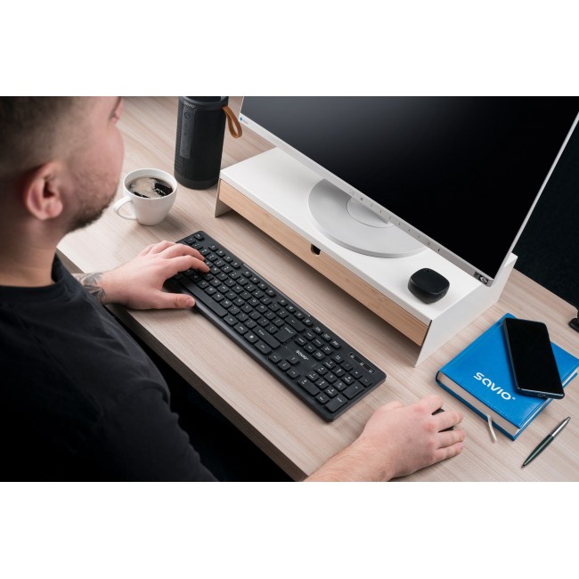 Savio KB-02 keyboard Home/Office USB QWERTY Black Savio KB-02 keyboard Home/Office USB QWERTY Black