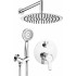 Concealed shower set