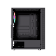 Gembird Fornax 2500 ARGB Gaming ATX computer case, Midi Tower, backlight, Black