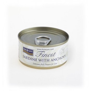 FISH4CATS Sardine with anchovy - wet cat food - 70g