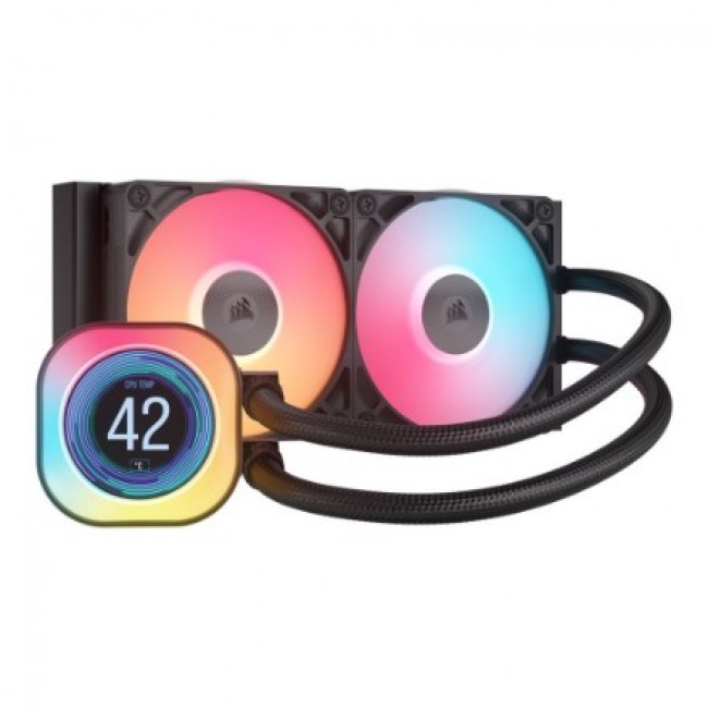 Corsair iCUE LINK TITAN 240 RX LCD Processor Air cooler 12 cm Black 1 pc(s) Corsair iCUE LINK TITAN 240 RX LCD Processor Air cooler 12 cm Black 1 pc(s)