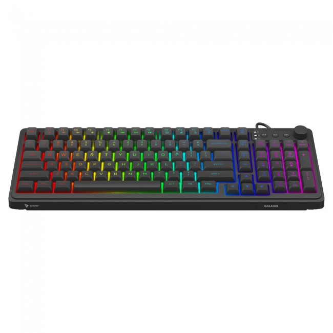 Savio Galaxis keyboard Gaming USB QWERTY US English Black