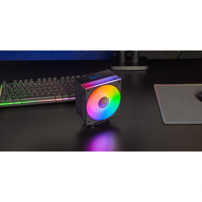 Mars Gaming MCPU-LCD Processor Air cooler 12 cm Black 1 pc(s)