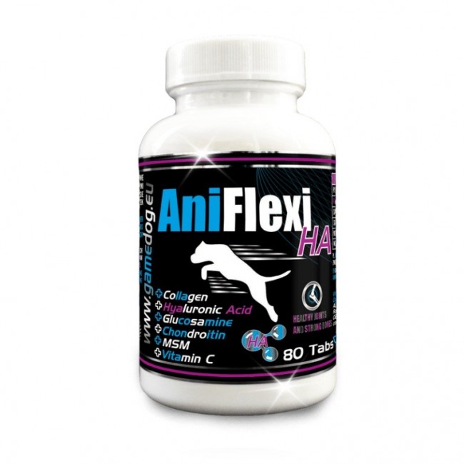 GAME DOG AniFlexi HA - supplements for dogs - 80 tablets