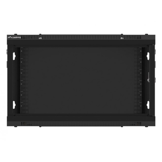 Lanberg WF01-6606-00B rack cabinet 6U Wall mounted rack Black