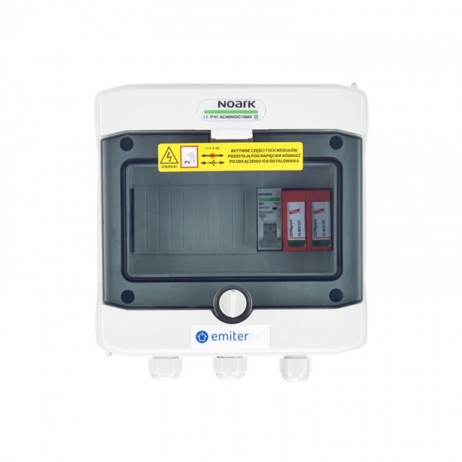 Switchgear attached AC Hermetic IP65 EMITTER With AC Dehn Type 2 Surge Arrester , 20A 1-F