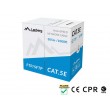 LANBERG CABLE FTP CAT.5E 305M CU WIRE GREY