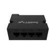 LANBERG DIN-FE4-AT-30W SWITCH 1XIN 3X OUT 100MB POE EXTENDER FAST ETHERNET DIN RAIL AT 30W