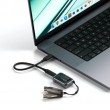 Satechi Mini NVMe SSD Enclosure - USB-C to NVME SSD 2230 Adapter (space gray) Satechi Mini NVMe SSD Enclosure - USB-C to NVME SSD 2230 Adapter (space gray)