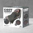 Mad Monkey 2000051 electric blanket Electric heated wrap Grey Fleece