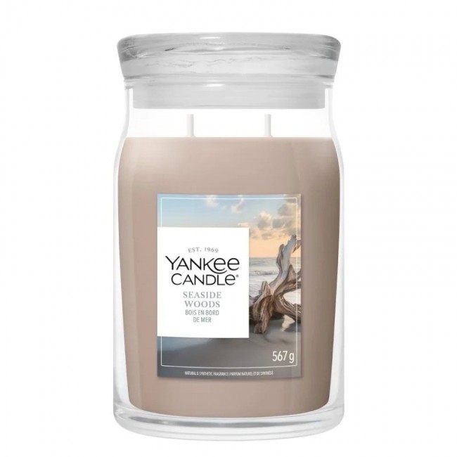 Scented candle YANKEE CANDLE SEASIDE WOODS 567 g large
